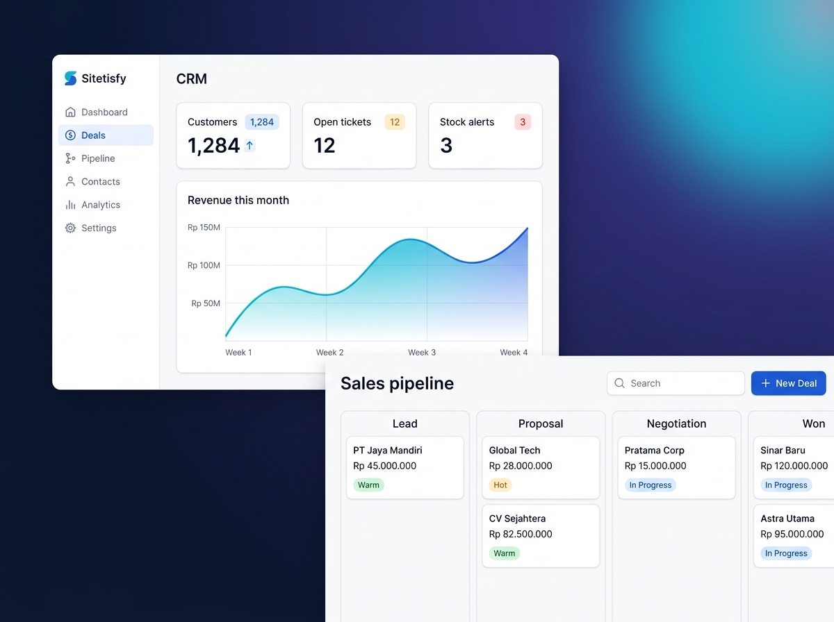 App Development interface example